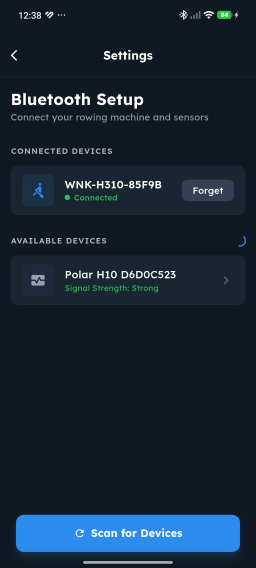 Device settings